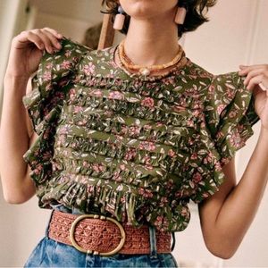 Sezane Melia Blouse Size 36